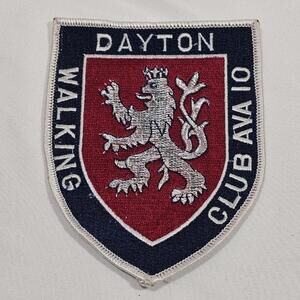 Vintage American Volkssport Association Dayton Walking Club AVA 10 Member Patch